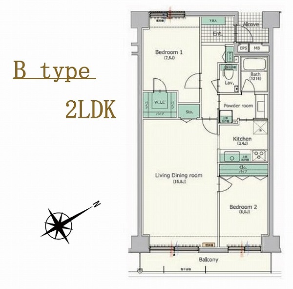 新間取B-2LDK